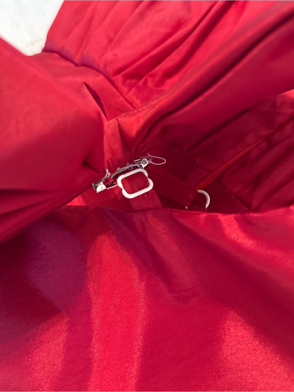 Girls' Party Dress Solid Red Color Sleeveless Performance Wedding - Picture 9 of 12